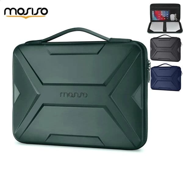 MOSISO Laptop Bag for MacBook 13 14 15 16 inch Laptop Hard Case Waterproof Shockproof Artistic Geometric EVA Hard Shell Bag 260413