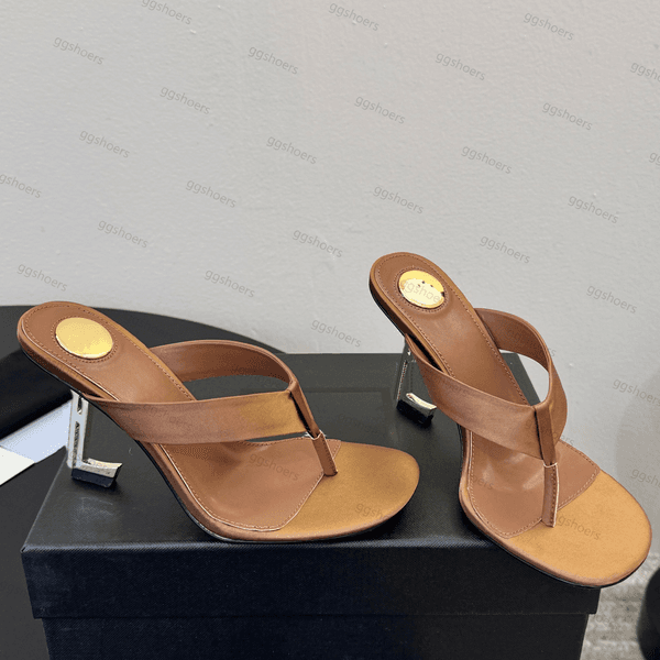 Opyum Mules Women's Thong Sandal Designer Sandals Summer Luxury Fashion Satin Crepe Thong Sandal Flip Flops Casual Mules