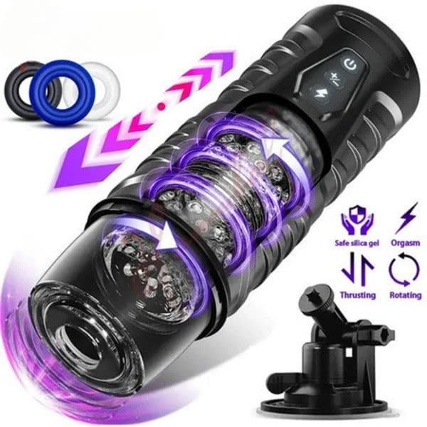 2026 New Adult Toys New Adult Toys Masturbators Hannibal Automatic Male Masturbator 7 Thrusting Rotating Modes Mastubator Cup Electric Pocket Pussy Sex Toy For 013