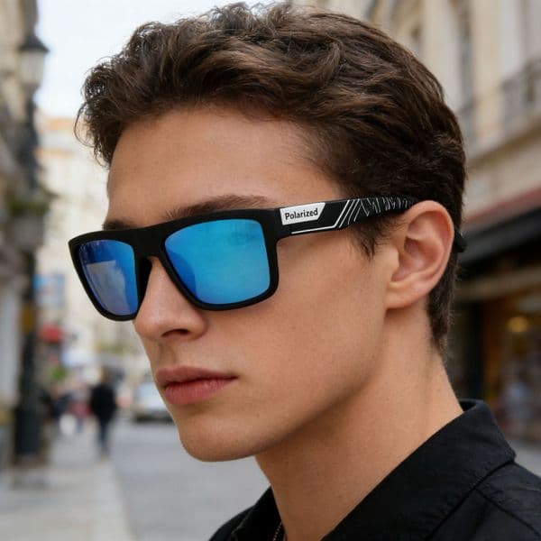 Fashionable new polarized men women, suitable for cycling, retro, simple, casual, sports, outdoor, trendy sunglasses