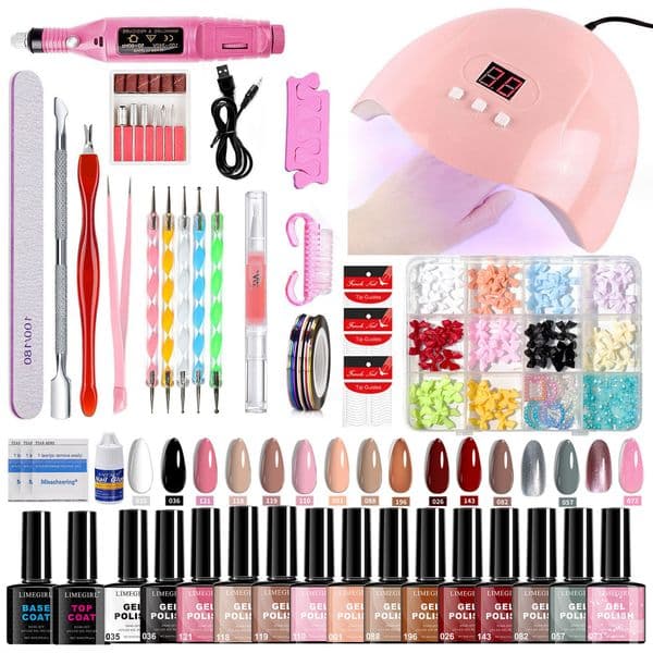 Luxury 16 Colors Nail Art Accessories Cat Eye Nail Polish Gel Nail Drying Lamp Tools Crystal Powder Liquid X260415