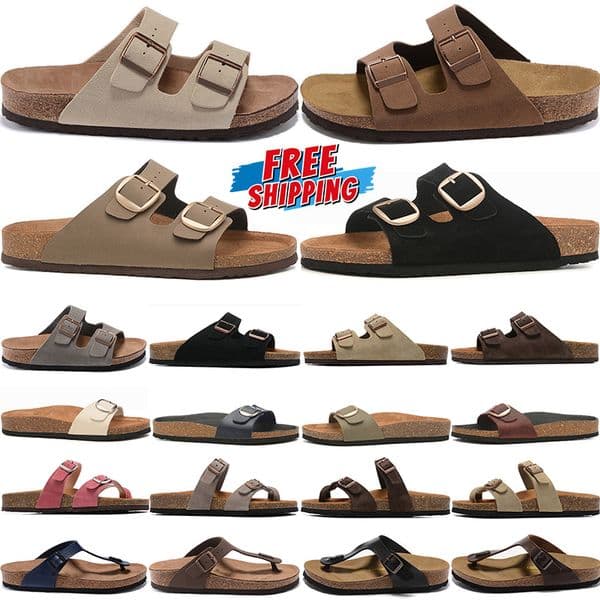 Free Shipping Designer Slippers Fur Slides Boston Clogs Sandals Men Women Bostonclogs Shearling Mules Flat Shoes Leather Suede Sliders