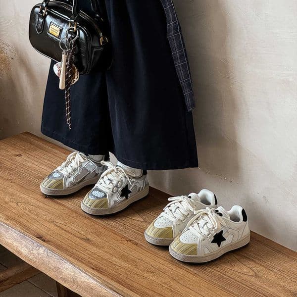 Korean-style star childrens shoes for ages 3-6-12 girls sneakers boys casual shoes soft-soled spring and autumn shoes S260414