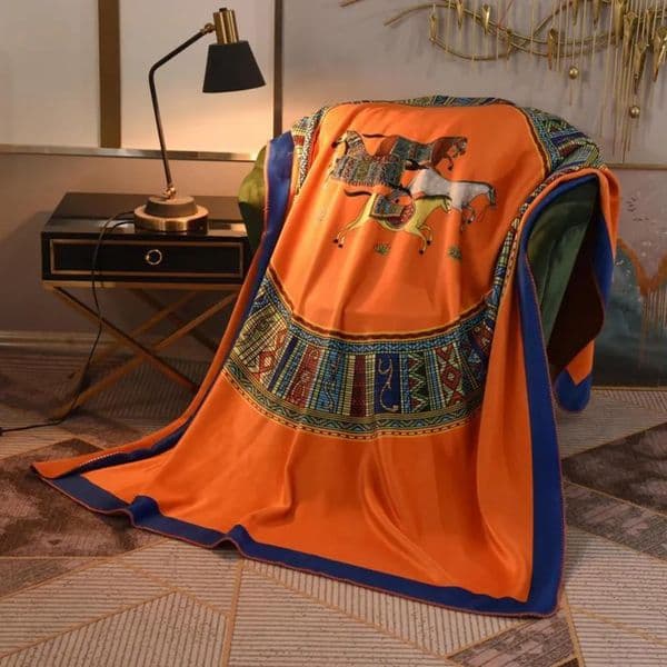 Luxury art Designer Designer Camping Brand Deluxe Single Sofa Bedroom Blanket, Double Blanket Free Shipping 10