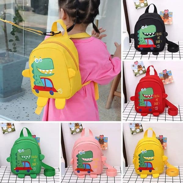 Children Safety Harness Cartoon Dinosaur Kindergarten Schoolbag Anti-lost Backpacks School Bags Toddler Rucksack 260414