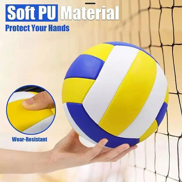 Size 5 Volleyball Professional Training Match Game Ball PU Soft Inflatable Waterproof For Beach Outdoor Indoor Practice 260403