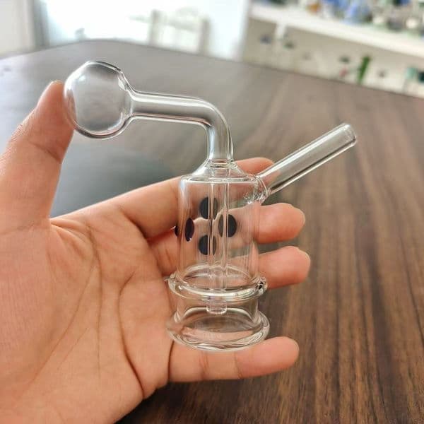 2026 New 5Pcs Glass Pipe Oil Burner Bowl Straight Hand Pipe Smoking Accessories For Water Bong Soming Pipes Free Shipping