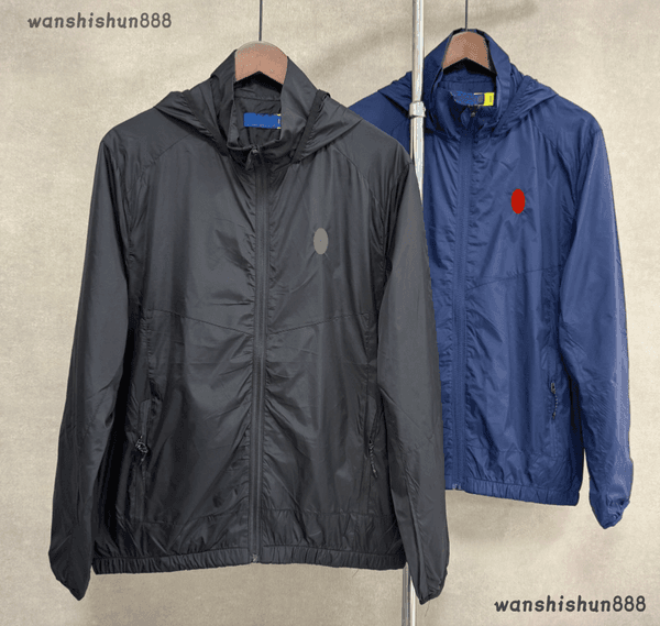 2026 Polo Mens Jackets Luxury Designer Men Hooded Coat Classic Embroidery Outdoor Windbreakers Couple Casual Loose Outerwear RalphStyles Hoodies Polos Jackets