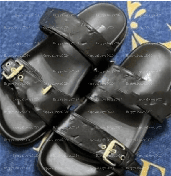 designer sandals womens men sandals dad sandals luxury sandals Genuine leather slippers slides summer beach strap sandal top quality fashion shoes size 35-45 A2