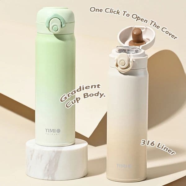 500ml large capacity thickened 316 stainless steel vacuum Thermal insulation portable Tumbler Thermos Water bottle Coffee cup 260415