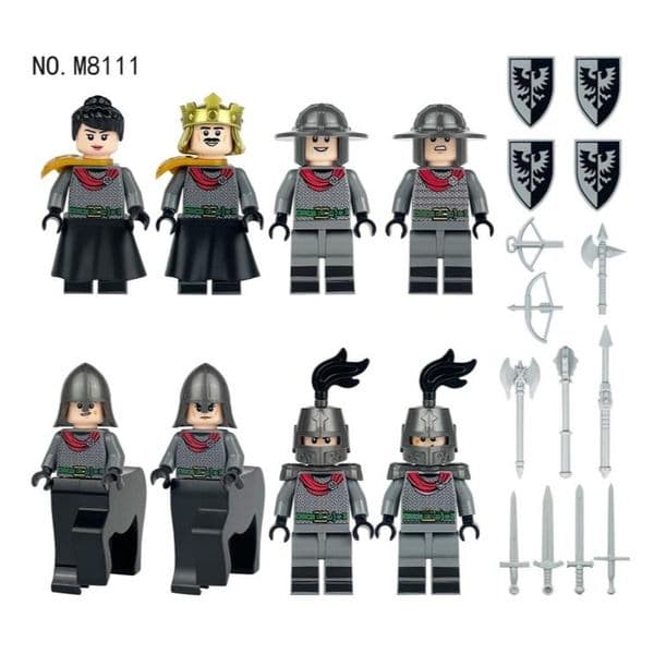 Blackhawk Knight Building Block Minifigures