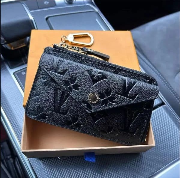 Designer Wallet Womens Mini Zippy Organizer Bag Credit Card Holder Coin Purse Key Pouch Purses Men Women Keychain Bags Clutch With Box