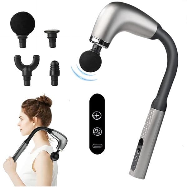 Smart Fascia Gun Electric Massager Massage Hammer Home Handheld Back Artifact Christmas Gift 260416