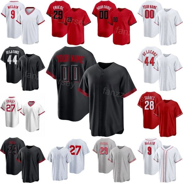 Men Baseball 9 Matt McLain Jersey 2026-27 City Connect 27 Sal Stewart 7 Spencer Steer 28 Eugenio Suarez 29 TJ Friedl 44 Elly De La Cruz 3 KeBryan Hayes Women Kids HongRen