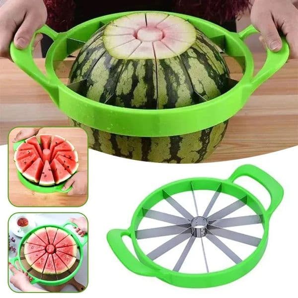 Luxury Designer Decor room Manual Watermelon Slicer Stainless Steel Creative Labor Slicing Large Fruit Distributor Kitchen Small Tool Decora 3