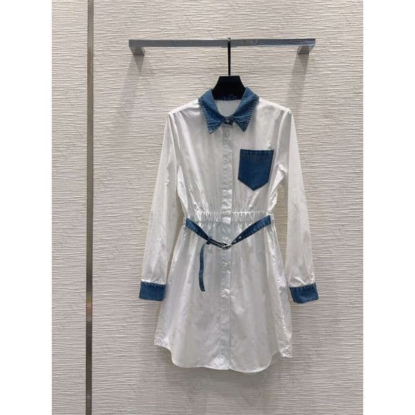 Designer dress spring women lapel dresses brand skirts Fashion LOGO vacation party dress dayily outfit dresses designer for women Apr 11 dcf3