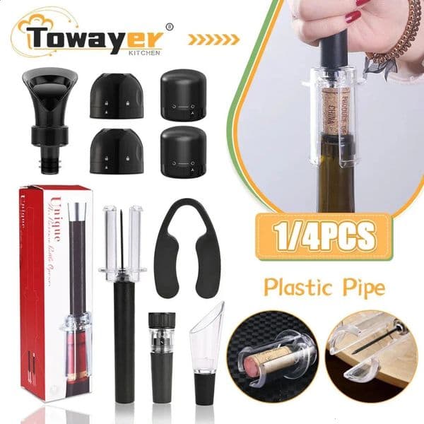 Luxury Designer Decor Home>Products>Air Pump>Bottle Opener>Pressure Vacuum Red Wine Stopper>Beer Lid>Stainless Steel Opener>Cork Bottle Open 12