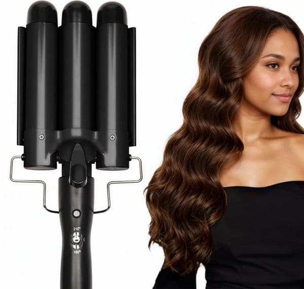 Professional Hair Tools Curling Iron Ceramic Triple Barrel Hair Curler Irons Hair Waver Styling Tools Hair Curlers for Beauty 260415