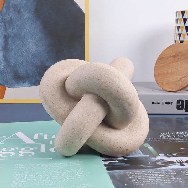 Geometric RingShaped Decorative Piece for Desktop Creative Decor Living Room or Study to Add an Artistic Ambiance 260415BJ