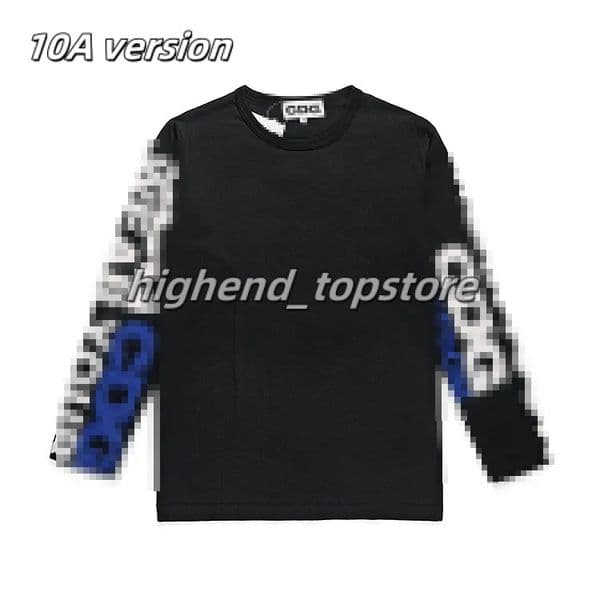 2026 10A commes desgarcons Play Shirts Long Sleeve Crewneck Sweatshirt Light Thin Round Neck Red Heart Printed Tee Tops Designer Hoodie Unisex Sweat Pullovers 8f5