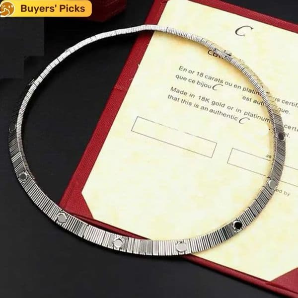 Necklace designer necklace luxury necklace diamonds designer circle jewelry women metal letter charm necklace Extra long style gift Multiple colors box very good
