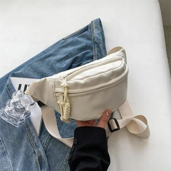 Chest Bags Banana Bag for Women Sling Crossbody Waist Pack Canvas Running Waist Bag Casual Fanny Packs Sport Half Moon Belt Bag 260415