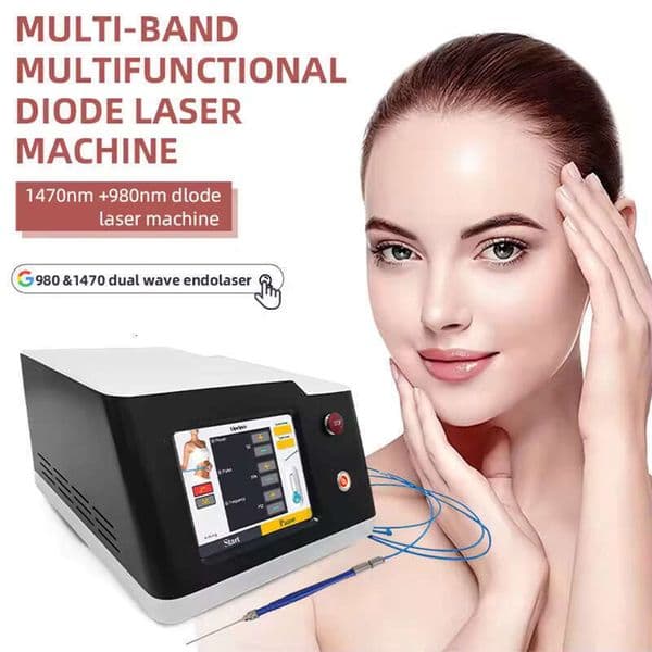 Ace High Efficiency 980Nm 1470Nm Laser Liposuction Device Face Lifting Dissolving Body Slimming Lipo Lipolysis Surgery Fat Removal Beauty Machine