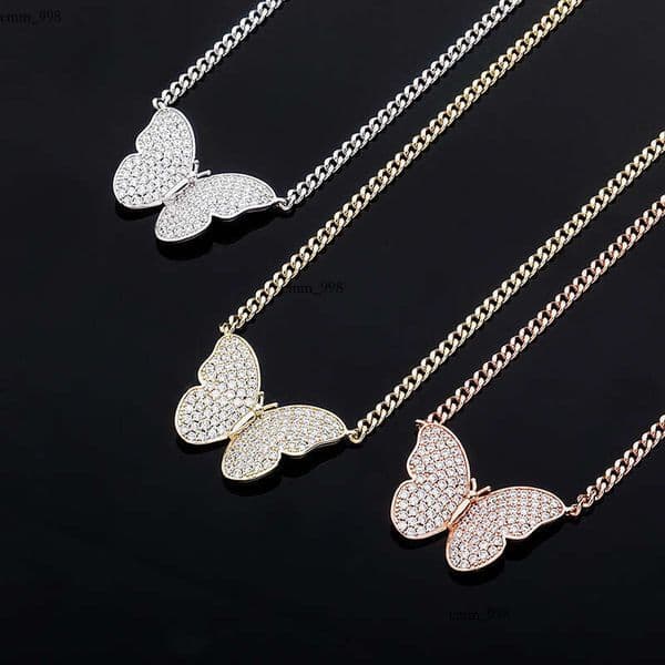 Jewelry Hot Sale Small Pendant Hip Hop Versatile Unisex Butterfly Necklace Jewelry Collarbone Chain