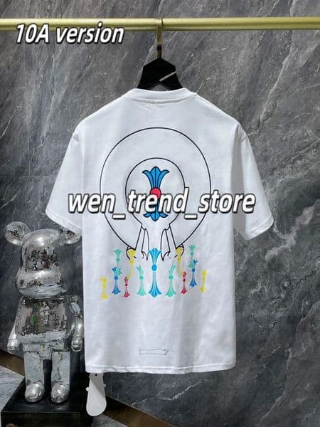 Cross tshirt brand Designer Shirts Heats Mens hip-hop Shirt Fashion Tshirt Brand Womens Summer High Quality Tees Chorme Short Sleeve Breathable Casual e52 560 5c3