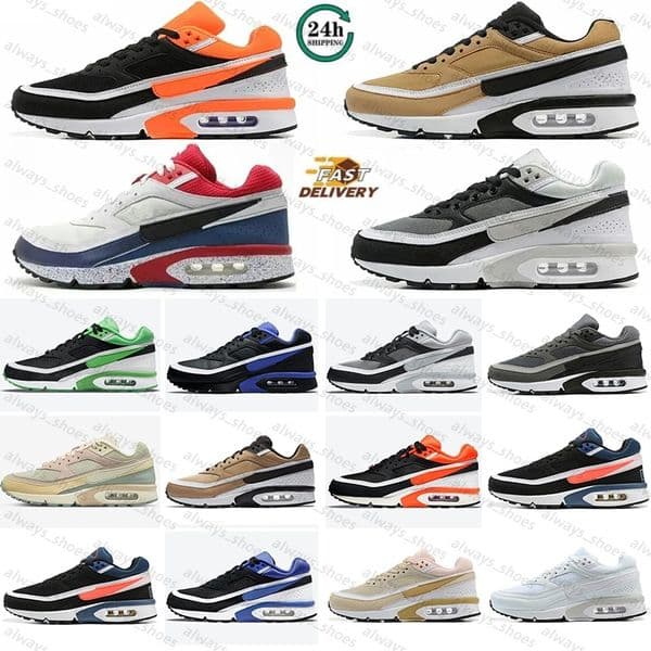 Designer Shoes Mens Womens Shoes Og BW Air Sneakers Mens Womens Breathable Mesh Running Shoes maxx Comfortable Casual Sport Trainers Lightweight Shoes A24