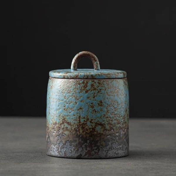 Bestseller Vintage Stoneware With Lid Ceramic Sealed Jar Pu'er Tea Pot Kitchen Nut Candy Storage Bottle Food Container Ddmytues