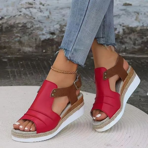 Women Wedges Sandals 2024 Summer Lightweight Shoes for Women Platform Casual Sandals Women Beach Sandals 260416