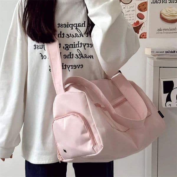 Large Crossbody Travel Tote Bags for Women 2024 Canvas Shoulder Messenger Bag Sports Yoga Satchels Fashion Woman Handbag260416