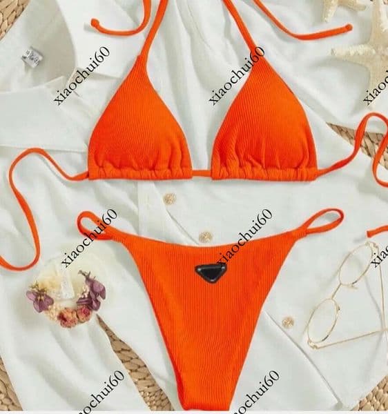 Brand Womens Designer Bikini Swimsuits - Luxury Two-Piece Swimwear Sets for Beach and Summer