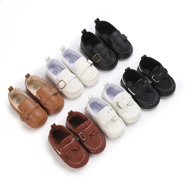 VALEN SINA Toddler Unisex Leather Shoes Anti-slip Soft Bottom Indoor Baby Boys and Girls Casual Shoes Walking Shoes born 260415