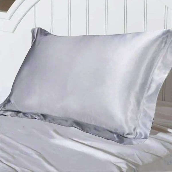 48x74cm For Bed Pure Emulation Silky Satin Pillowcase Throw Single Covers Comfortable Pillow Cover 26W0416