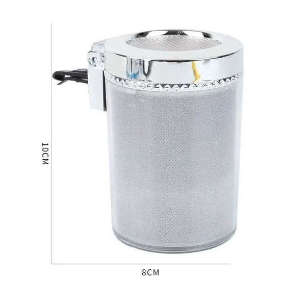 Car Ashtray With LED Light Airtight Lid Multifunctional Vehicle Cup Holder Air Vent Ashtray Trash Can Car Interior Decoration S26417{category}