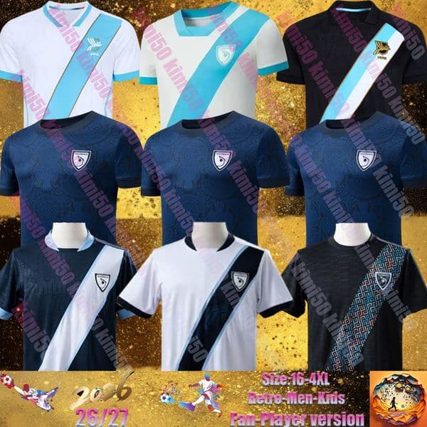 2026 2027 Guatemala national football team Soccer Jersey SANTIS LOM MUNOZ CASTELLANOS MORALES PINTO CEBALLOS PELEG OSCAR SAN MEJIA RUBIN Men Football Shirt kids kit