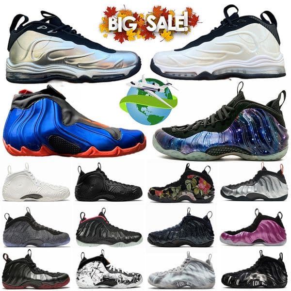 Designer Shoes foamposits One penny Basketball Shoes Galaxy Royal Metallic Red Anthracite Black Volt Chrome White ParaNorman Dream World Men Trainers Sports 40-46