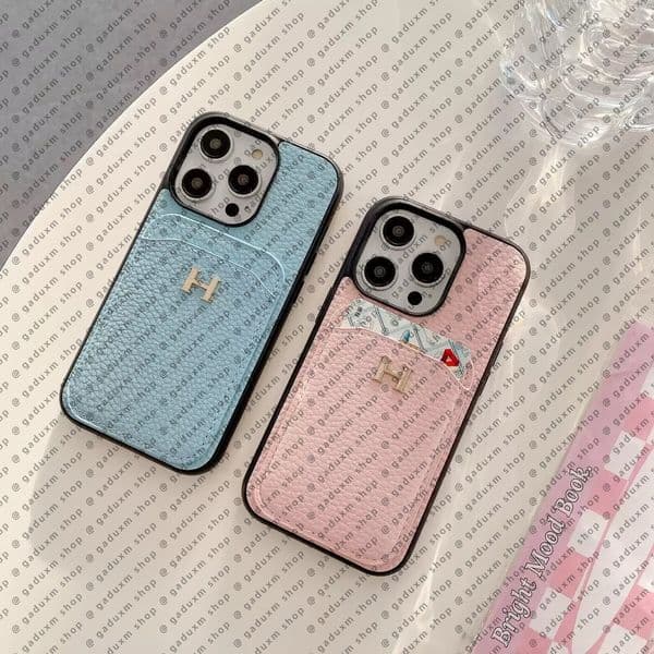 Designer Phone Case for iPhone 16 17 Pro Max Leather, Luxury iPhone Case 15 14 Plus 13 12 Pro for Women Men Shockproof Wallet Cover with Card Holder and Pony Accessories