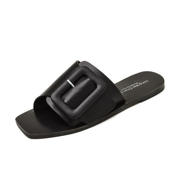 2026 summer Hot casual fashion designer flat slippers outdoor home breathable trend beach shoes for women