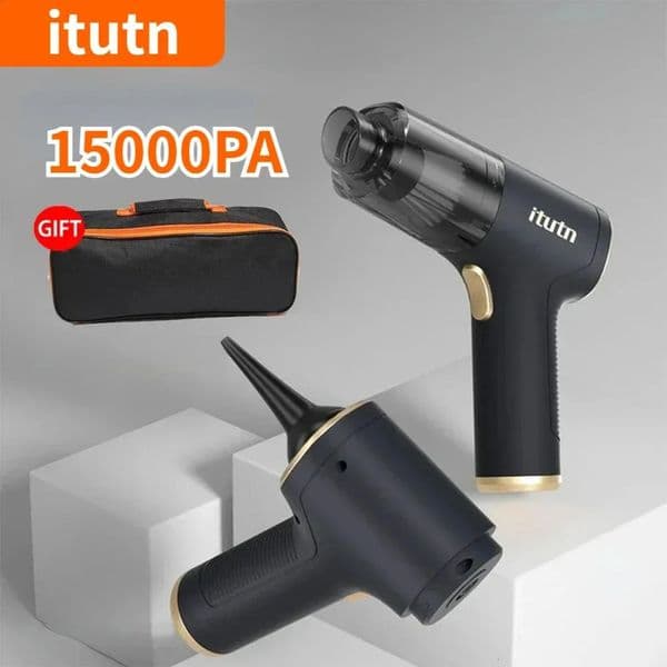 Luxury Designer Decor ITUTN Portable Car Vacuum Cleaner 4 In 1 Wireless Powerful Handheld Mini Cleaning Machine Home Appliance High Suction 18