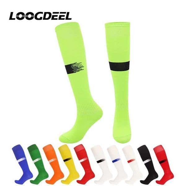 Loogdl Thin High-top Soccer Socks Mens Womens Long Socks Boys And Childrens Over-the-kn Socks Cross-border Sports Socks L260417