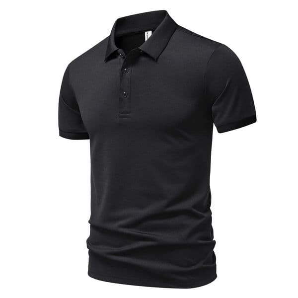 2026 Quick-drying Short-sleeved POLO Shirt For Outdoor Sports and Fitness Breathable and Cool Mesh Lapel Top 260414