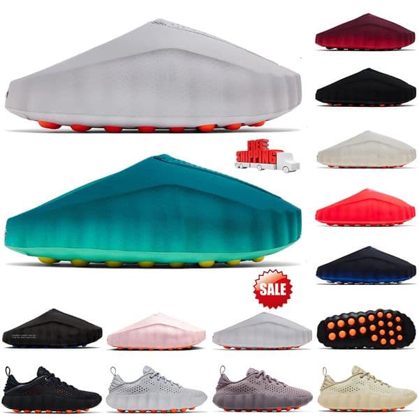 2026 Desginer Slides mind 001 slippers mind 002 Mens Womens Classic Rubber Tech Bone Solar Red Fragment Black Light Sail Blackened Blue Pink Summer Beach shoes