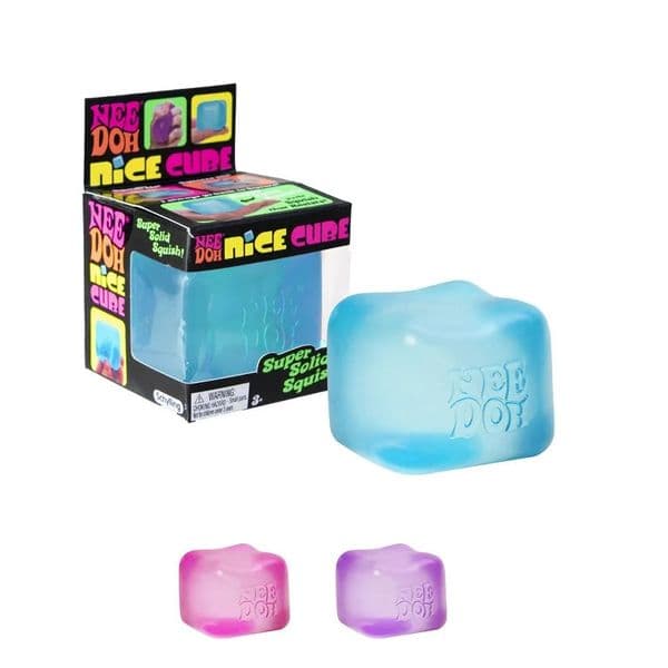 New 5.5CM Needoh Squishy Fidget Toys Boxed Fidget Toys Needoh Nice Cube Office Stress Relief Collectible Sensory Toy for Kids and Adults Gifts By Sea Shipping!1