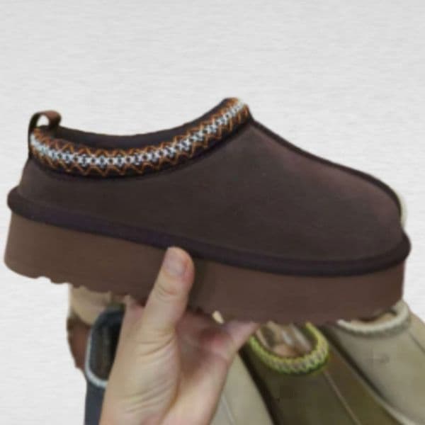 Multi Men Woman Tasman Slippers Fur Slides Sheepskin Shearling Tazz Slippers Mules Men Ultra Mini Platform Boot Slip-on Shoes Suede Upper Comfort Fall Winter UU82950
