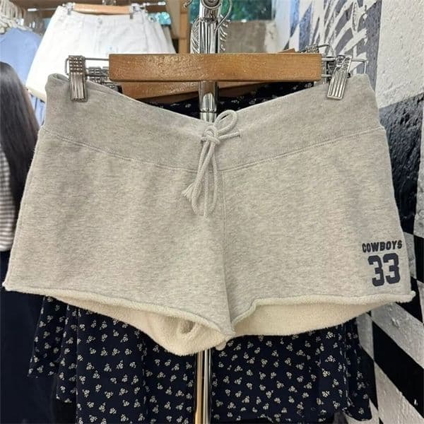 33 Printed Pattern Womens Summer Style Drawstring Shorts Sexy Casual Fashion Sweet Cute Versatile Style Short Shorts 260416