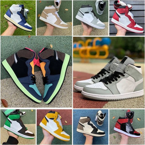 Top Jump 1 1s Basketball Shoes Designer j1 Men Women Sneakers Black White University Blue Space Jam Lucky Green Mocha Runner Shoe Mens Womens Outdoor Trainers size 47