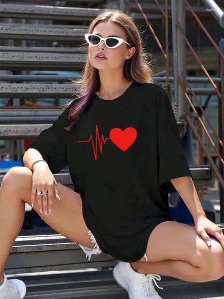 Women's T Shirts Womens T-shirt Cotton Printing Casual O-Neck Short Sleeve Outdoor Sports Jogging Woman Clothing Summer Streetwear Thin Tees